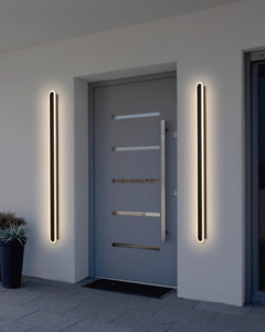 Ren 40w CCT Linear Wall Light 150cm IP65 Black - Image 6