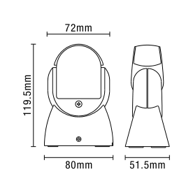 Dion Stealth Outdoor PIR Sensor with Override - Black - Image 4