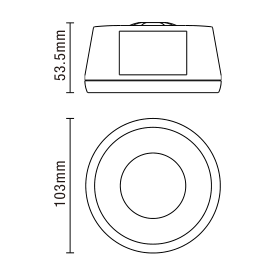 Ceta Surface Mount Corridor PIR Sensor - White - Image 3