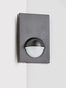 Alia Brushed Effect Adjustable Outdoor PIR Motion Sensor - Black - Image 5