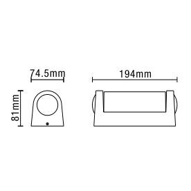 Anak Up and Down LED CCT Outdoor Wall Light, Anthracite - Image 4