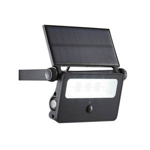 Solar Powered LED Outdoor Security Wall Light with PIR Sensor, Black - Image 6