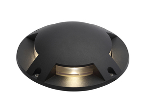 Scout Single 4 Way Outdoor LED Surface Mount Drive Over Ground Light - Black - Image 8