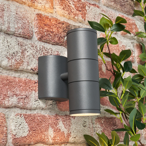Islay Up and Down Outdoor Wall Light, Anthracite - Image 6