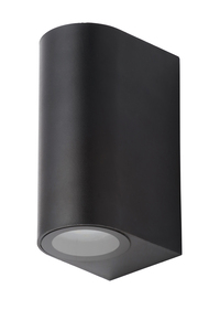 Iona 2 Light Up and Down Outdoor Wall Light - Black - Image 7