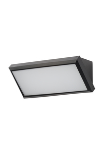 Luton Outdoor LED Wedge Design Wall Light, Black - Image 6