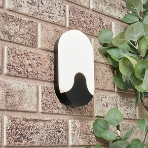 Turus 15 Watt Outdoor Oval Bulkhead Light, Black - Image 4