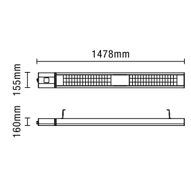 Glow - Wall Mounted Patio Heater with Remote Control - Image 8