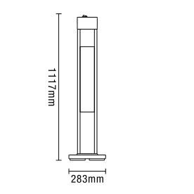 Blaze - Standing Patio Heater 1600W - Image 5