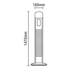 Amber - 3000w Floor Standing Patio Heater with PIR - Image 7