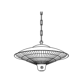 Marl - Pendant Patio Heater - Image 3