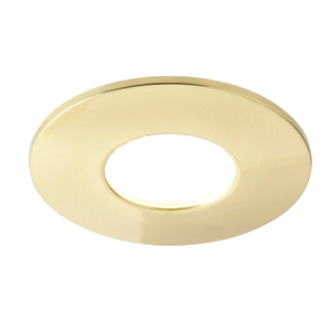 Rhom Fixed LED Fire Rated IP65 Recessed Downlight - Satin Brass - Image 7