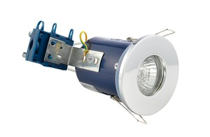 Yate IP65 Fixed Fire Rated IP65 Recessed Downlight - Chrome - Image 6
