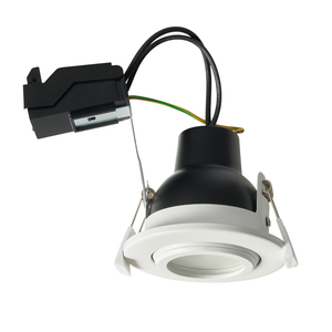 Eros IP65 GU10 Fire Rated Tilt Downlight White - Image 9