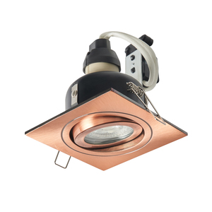 Cali Square IP65 Tiltable Downlight, Brushed Copper - Image 8