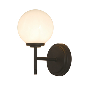 Porto Bathroom Wall Light, Matt Black - Image 7