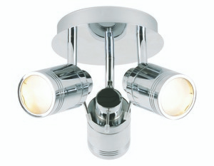 Scorpius Bathroom Ceiling Spotlight Plate, Chrome - Image 7