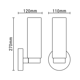 Sparti Bathroom Wall Light, Satin Brass - Image 4
