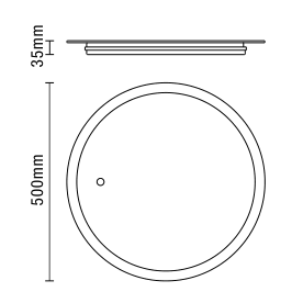 Esk Round LED Mirror with Demist - Image 2