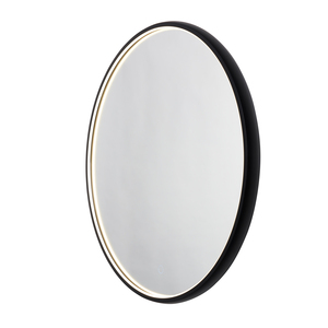 Roc LED Framed Mirror with Demist Black - Image 6