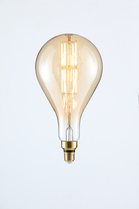 6 Watt LED E27 Edison Screw Oversized Filament Bulb - Amber - Image 5