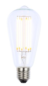 LED vintage lamp 6W E27 Clear - Image 3