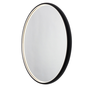 Roc LED Framed Mirror with Demist Black - Image 9