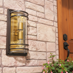 Bardo  Large Bulkhead Lantern  Antique Bronze