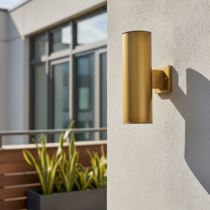 Raley Cylinder Up & Down light Gold