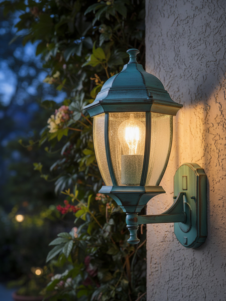 Travers Large Lantern Verdi Gris