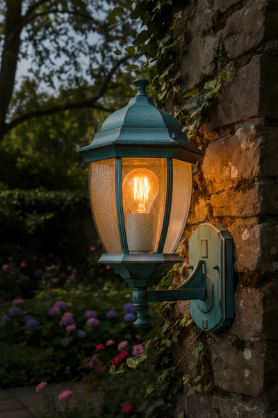 Travers Large Lantern Verdi Gris - Image 2