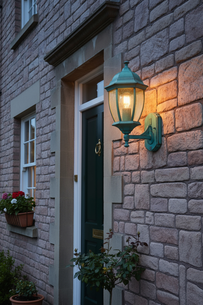 Travers Large Lantern Verdi Gris - Image 3