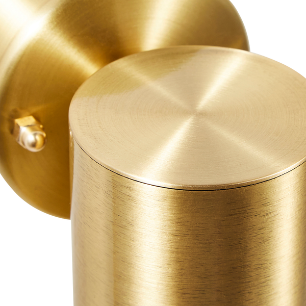 Brac Solid Brass Outdoor Up & Down Wall Light, Brass - Image 3