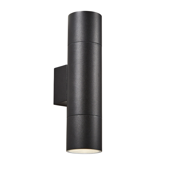 Morro Up and Down Outdoor Wall Light, Black