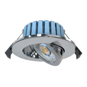Eden 7 Watt LED Adjustable IP65 Colour Changing Downlight, Chrome