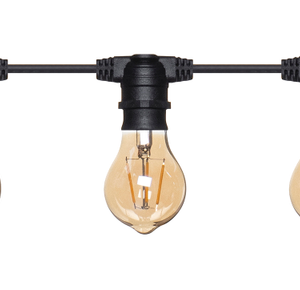 Hardy 20 Light Outdoor Festoon String Lights - Black