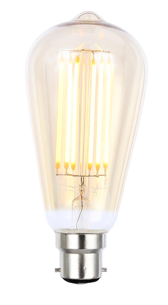 LED vintage lamp 6W BC Tinted