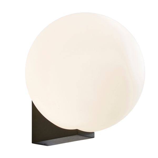 Thiva 1 Light Bathroom Wall Light - Textured Black