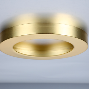 Tauri Magnetic Ring for 6 Watt LED Panel - Shiny Brass