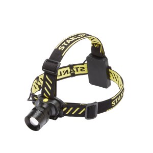 Stanley LED Adjustable Head Torch. 300 Lumens