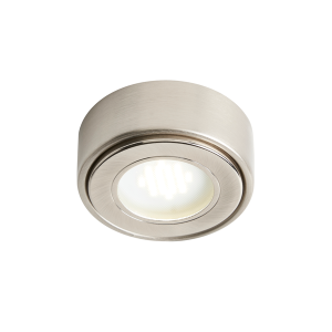 Laghetto LED Circular Cabinet Light in Satin Nickel