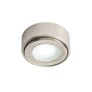 Laghetto Circular LED Under Cabinet Light Warm White - Satin Nickel