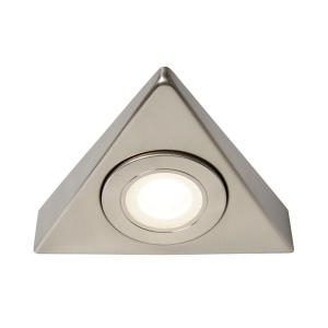 Faro LED CCT Triangle Under Cupboard Light Satin Nickel