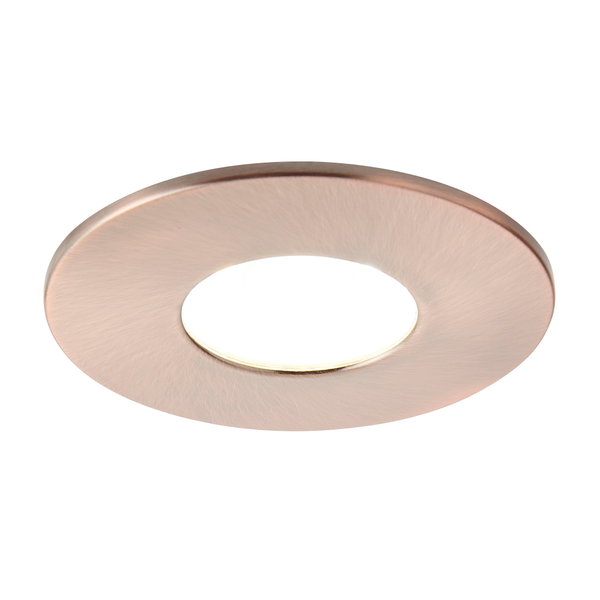 Rhom Fixed LED Fire Rated IP65 Recessed Downlight - Antique Copper