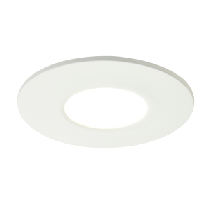 Rhom Fixed LED Fire Rated IP65 Recessed Downlight - Matt White