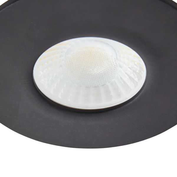 Rhom Fixed LED Fire Rated IP65 Recessed Downlight - Satin Black - Image 3