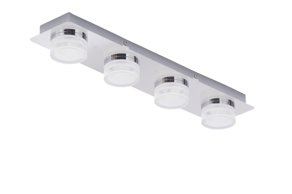 Amalfi LED Bathroom Ceiling Spotlight Bar, Chrome