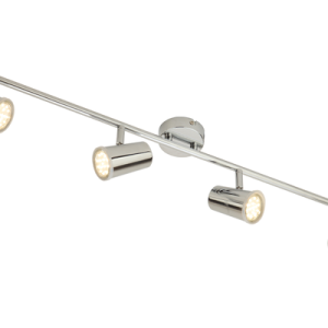 Freya Bathroom Ceiling Spotlight Bar, Chrome