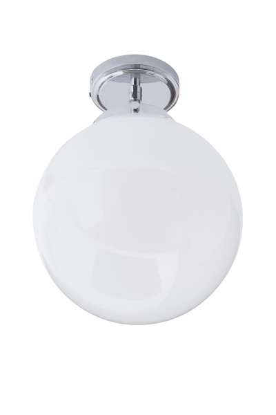 Porto Bathroom Globe Ceiling Light, Chrome - Image 3