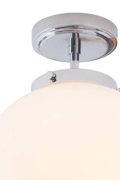 Porto Bathroom Globe Ceiling Light, Chrome - Image 2